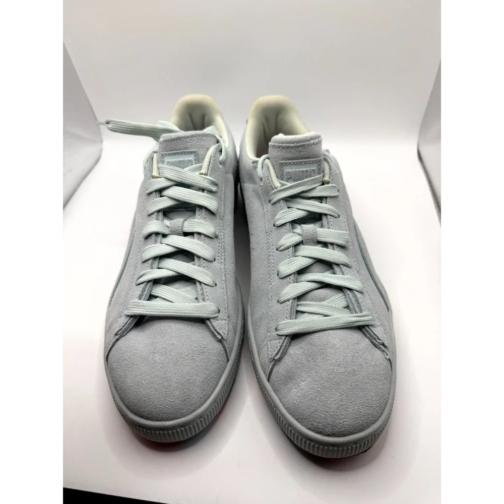 Puma Suede 386856-02 Mens 11 Sneaker Nitro Blue‎ Low Top Round Toe Lace Up Shoes